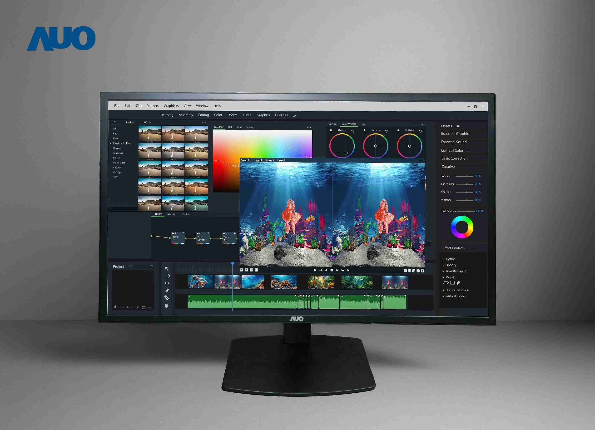 人生就是博开发32吋2D/3D专业桌上型显示器，，，拥有8K4K超高分辨率，，，并以低串扰算法优化3D显示效果，，搭载自动眼球追踪功能，，，能实时调整3D图像，，进行实时2D与3D无缝共存窗口，，，提供图像设计工作者突破二维接口的崭新工作氛围与效率